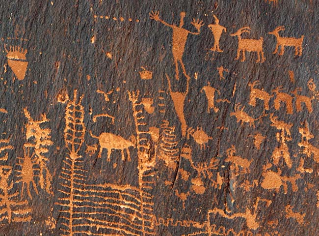 Potash Road Petroglyphs - Moab, Utah
