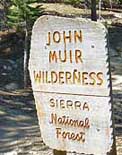 John Muir Trail Sign - Sierra National Forest, CA