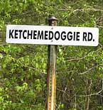 Ketchemedoggie Road Sign - Talladega National Forest, Alabama