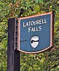 Latourell Falls Signpost