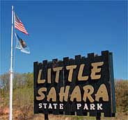 Entrance Sign - Little Sahara State Park, OK