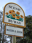 Mason Dixon Byway Sign