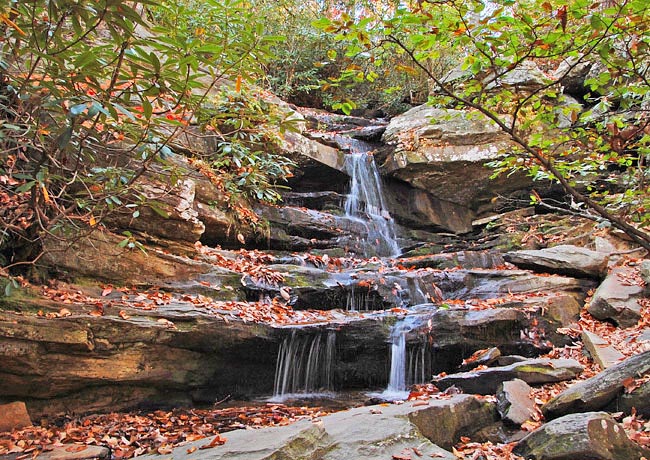 Hidden Falls - Hanging Rock State Park, Danbury, North Carolina