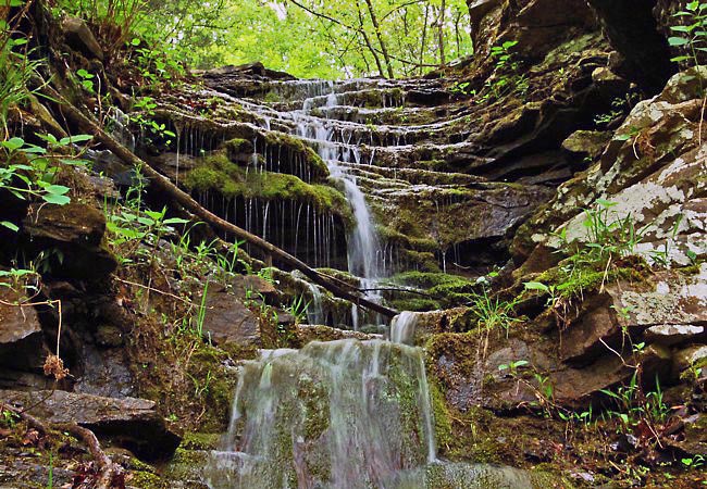 Waterfall - Devils Den State Park, Winslow, Arkansas