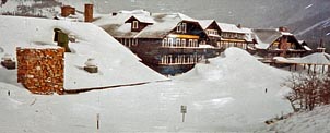 Many Glacier Hotel - March 1999 Blizzard