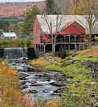 Mill and West River - Old Mill Museum, Weston, Vermont