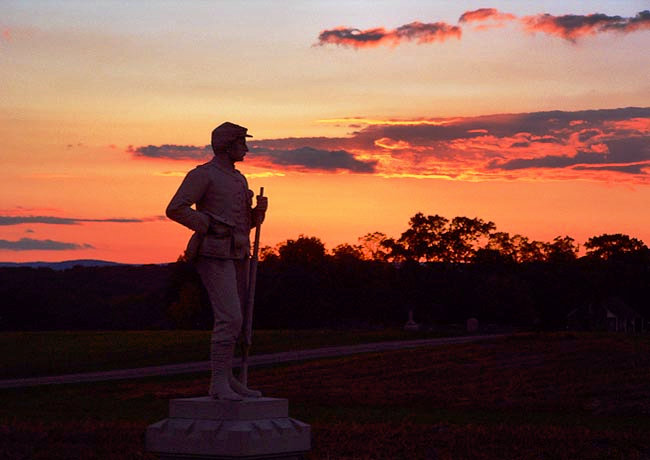 Gettysburg Battlefield Memorial Statue- Gettysburg National Military Park, Pennsylvania