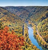 Autumn in the New River Gorge - Fayetteville, West Virginia