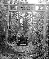 Nez Perce National Forest Entrance