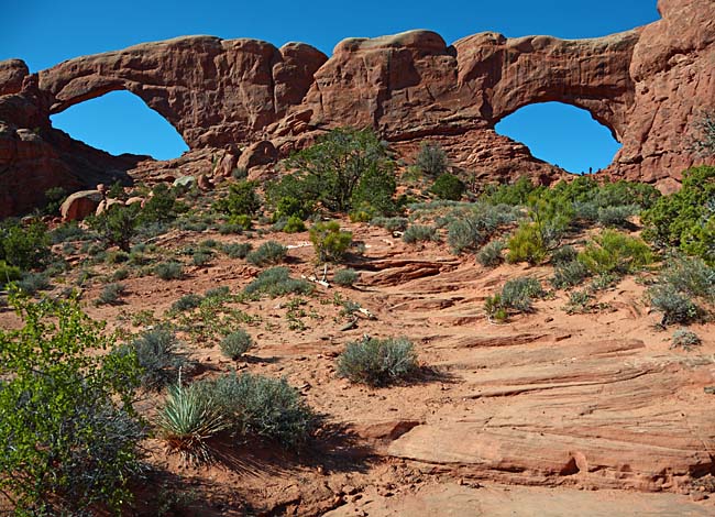 The Spectacles (North and South Windows - Arches National Park, Moab, Utah