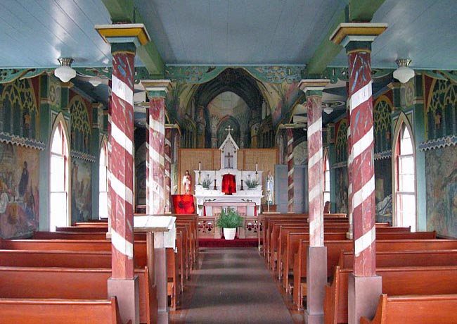St. Benedict's Catholic Church (The Painted Church) - Captain Cook, Hawaii