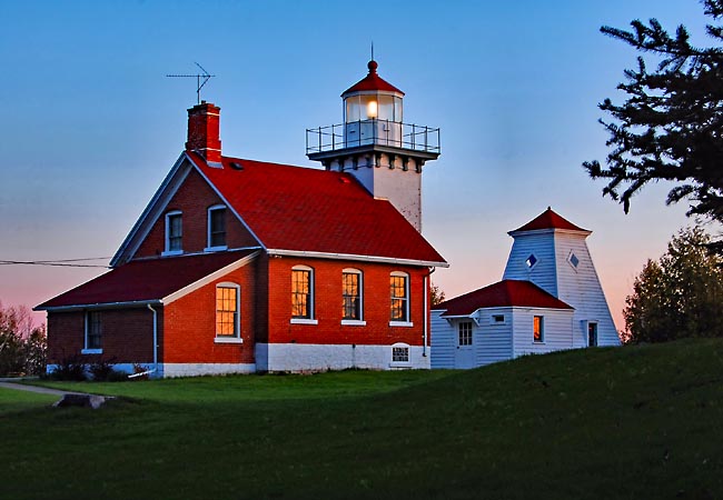 Sherwood Point Light Station - Door County, Wisconsin