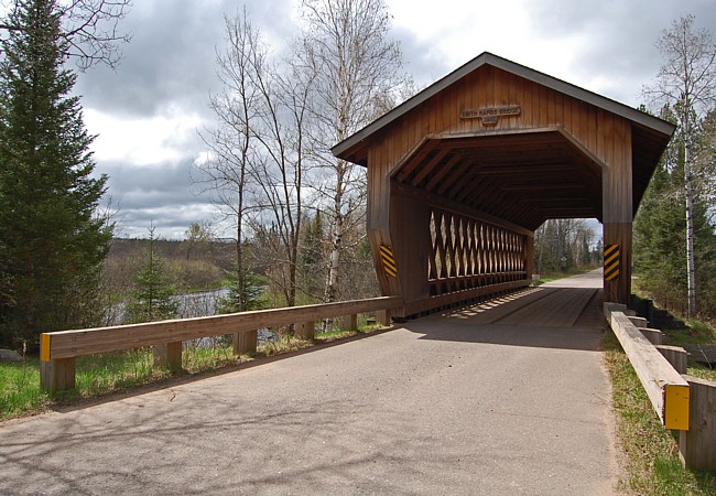 Smith Rapids Covered Bridge - Rustic Road R105, Wisconsin