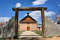 Nuestra Senora de los Dolores (Our Lady of Sorrows - 1830) Arroyo Hondo, New Mexico