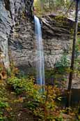 Trail view of Ozone Falls  - Crab Orchard, Tennessee
