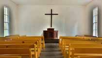 Palmer Chapel Interior - Cataloochee Valley, North Carolina