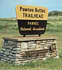 Pawnee Buttes Sign - Grover, Colorado