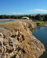 Rainbow Terraces, Hot Spring State Park, Thermopolis, Wyoming