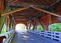 Rochester Covered Bridge Interior - Sutherlin, Oregon