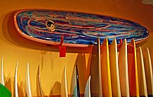 Surfboard display at Ron Jon Surf Shop - Cocoa Beach, Florida