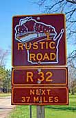 Rustic Road R-32 Sign Post