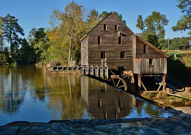 Historic Yates Mill - Historic Yates Mill Park, Raleigh, North Carolina