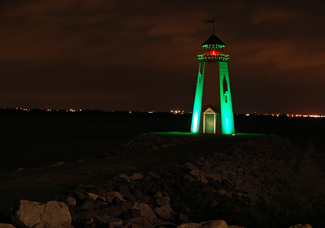 Lighthouse at East Wharf - Lake Hefner, Oklahoma City, Oklahoma