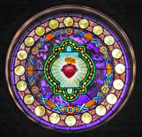 Sacred Heart Stained Glass - Chapel of the Sacred Heart, Grand Tetons National Park