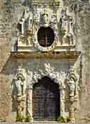 San Jose Mission Church Entrance - San Antonio, Texas