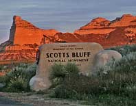 Scotts Bluff Entrance Sign - Scotts Bluff National Monument, Nebraska