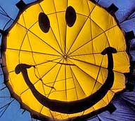 Smily Balloon - Albuquerque Balloon Festival, New Mexico