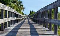 Dunes Boardwalk - Smyrna Dunes Park, Florida