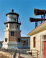 Lighthouse and Fog Horns - Split Rock Lighthouse Historic Site, Two Harbors, Minnesota