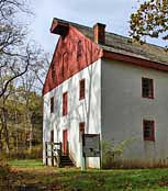 Thompson-Neely Mill (rear elevation) - Washington Crossing Historic Park, Pennsylvania