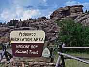 Vedauwoo Sign - Vedauwoo Recreation Area, Wyoming