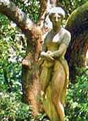 Statue of Virginia Dare - Elizabethan Gardens, Manteo, North Carolina
