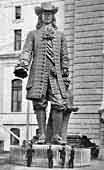 William Penn bronze statue by Alexander Milne Calder 1894