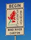 Wind River Scenic Byway Sign