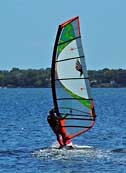 Windsurfer on the River