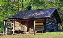 Log Cabin - Historic Yates Mill Park, Raleigh, North Carolina