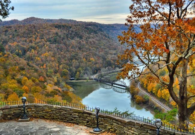 Hawks Nest State Park Overlook - Ansted, West Virginia