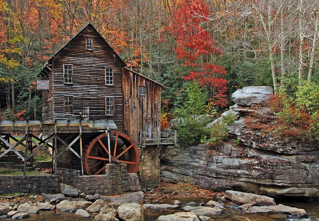 Glade Creek Grist Mill - Clifftop, West Virginia