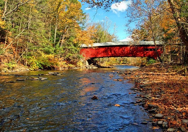 Josiah Hess Covered Bridge - Orangeville, Pennsylvania