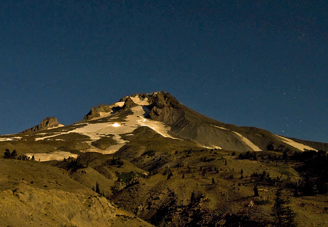 Mount Hood after Dark - Government Camp, Oregon