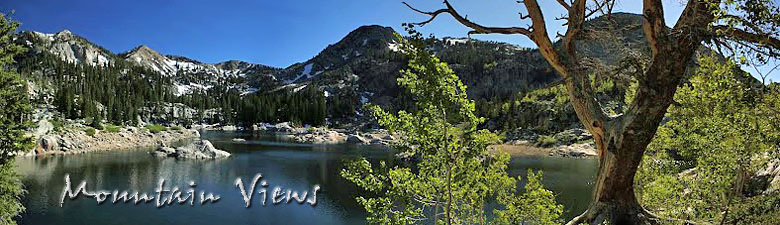 Wasatch Range surrounds Lake Mary, Utah - Photo by Mark Nielsen