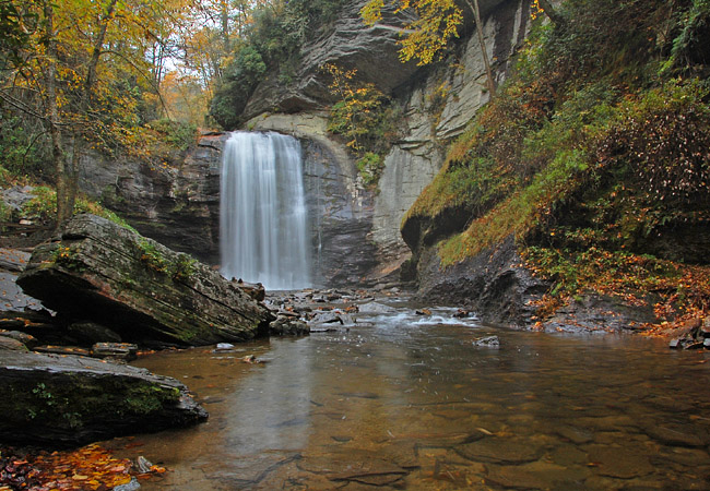 Looking Glass Falls - Pisgah National Forest, Brevard, North Carolina