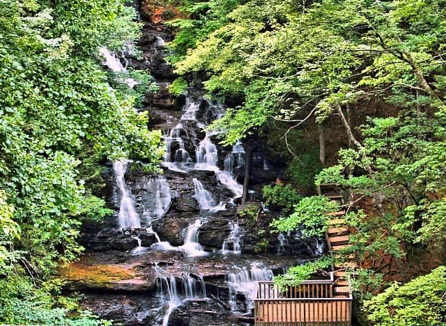 Trahlyta Falls - Vogel State Park, Blairsville, Georgia