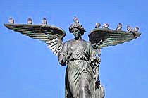 Angel of the Waters statue - Central Par, NYC, New York