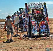 Cadillac Ranch Artists - Amarillo, Texas