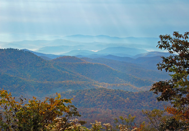 Pink Beds Overlook - Blue Ridge Parkway, Canton, North Carolina